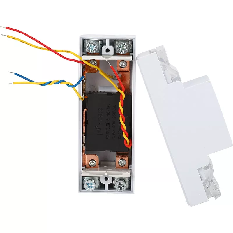 Enfaset 2P topp-inn-bunn-ut låserelé